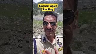 Singham Again Kashmir Shooting Ajaydevgan Rohitshetty Bollywood Shorts Trending Viral 