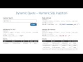 Data Protection - SQL Injections Numeric Injection