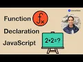 Create Function in JavaScript using Function Declaration