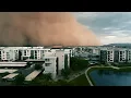 Timelapse of haboob dust storm in Tempe Arizona USA