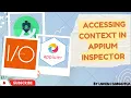 Part 27 Accessing Context in Appium Inspector With Appium WebDriverIO Javscript