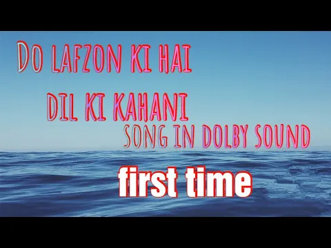 Download MP3 Do lafzon ki hai dil ki kahani~asha bhosale~(dolby sound) hd