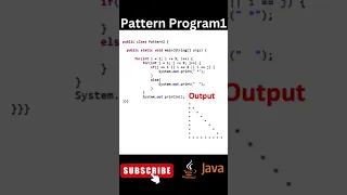 Star Pattern Program 1 Java Programming language