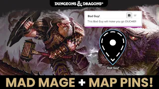 Map Pins Come to Dungeon of the Mad Mage