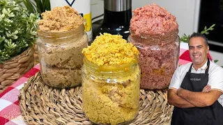 Haz tus Pates untables en casa con recetas muy sencillas. Tres untables faciles