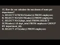 Nesting Group Functions for Advanced Data Analysis Q2 Oracle L7 P2 SMILE ROAD