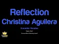 Christina Aguilera - Reflection (Karaoke Version)