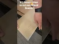 How to cut Hybrid Boards Vinyl Planks quick and easy with a blade