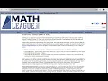 Registering for Mathleague