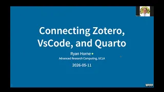 Connecting Zotero VS Code and Quarto