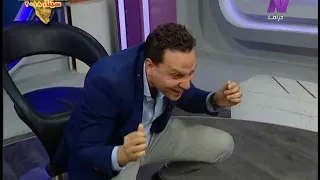 طارق الهوارى يؤدى مشهد امام لجنه التحكيم   عاوز امثل دندنها