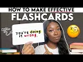 YOU RE DOING IT WRONG HOW TO MAKE EFFECTIVE FLASHCARDS