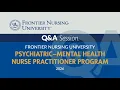 Psychiatric-Mental Health Nurse Practitioner Q A Session - May 2026 Frontier Nursing University