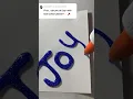 Download Lagu ❤️ 💙 🥰 Joy your name Glue lettering num 661, #shorts , #trendingshorts , #viralshorts
