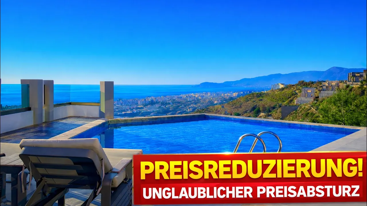 Sea-View 4-Bedroom Villa in Kargicak with sea view and Turkish citizenship eligibility