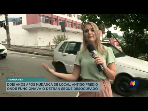 Dois anos após mudança de local, antigo prédio onde funcionava o Detran segue desocupado