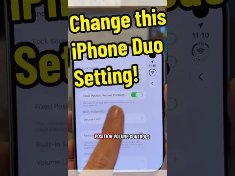 Fix Your iPhone Duo’s Backwards Volume Buttons!