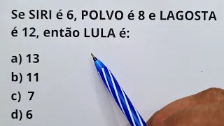 5 LOGICAL REASONING QUESTIONS - Level 1 - Prof. Marcelo