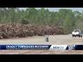 One month after tornado touc own how cleanup efforts are looking in Bryan County