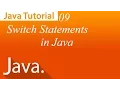 Java Tutorial Switch Statements in Java