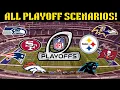 NFL Week 18 Playoff Picture ALL SCENARIOS