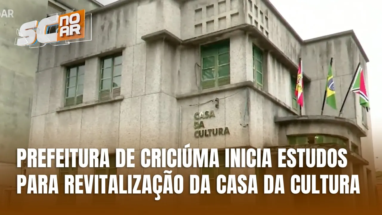 Criciúma planeja revitalização da Casa da Cultura Professora Neusa Nunes Vieira
