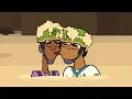 Raj And Bowie First Kiss Episode 6 Total Drama Island 2023 Clip Scene