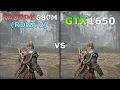 Radeon 680M RDNA 2 vs GTX 1650 - Test in 8 Games
