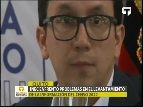 INEC enfrentó problemas en el levantamiento de la información de la información del Censo 2022