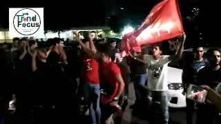 هتاف جمهور الاهلي كده كده يا زمالك الدوري في الجزيره يحتفل باللقب 41 في الجزيرة 