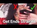 How To Get 4c Ends Straight Single Strand Knots Split Ends