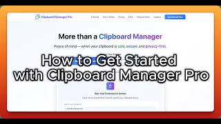 Getting Started with Clipboard Manager Pro clipboards pro