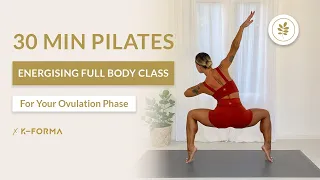 30-Min Form Focused Pilates for your Ovulation Phase No equipment needed Indigo Luna x K-forma