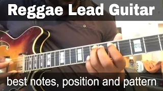 Download Best notes, position and pattern for playing reggae lead guitar MP3