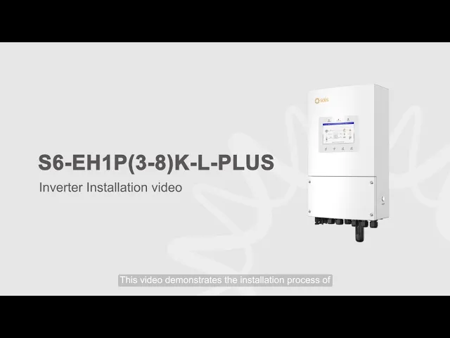 ไฮบริดอินเวอร์เตอร์ SOLIS 8KW 1 Phase (S6-EH1P8K-L-PLUS)