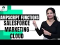 SFMC AMPscript Functions SFMC Training SFMC Tutorial Salesforce Marketing Cloud UppTalk
