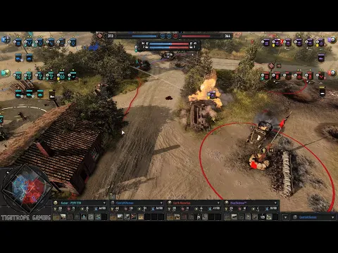 COH3 2v2 PERTIVIN (AK) & GentleRifleman (WM) vs Darth Meowlius (UK) & BlueSkidrow (UK)