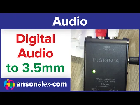 Download MP3 Convert Digital Audio Out to a 3.5mm Headphone Jack