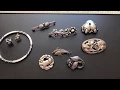RARE Georg Jensen Denmark Danish Sterling Silver Jewelry Collection Part 1