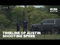 Police release timeline of Austin shooting spree identify one suspect