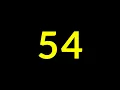 54 Seconds Countdown Timer With Sound Effect