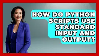 How Do Python Scripts Use Standard Input And Output - Python Code School