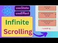 How to implement infinite scrolling in React using useEffect and useState EASIEST way