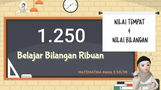 Download Mudah! Membaca \u0026 Menulis BILANGAN RIBUAN || Matematika Kelas 3 SD MP3