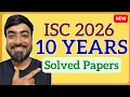 ISC 2026 Computer Science 10 Years Solved Board Papers Detailed Solutions