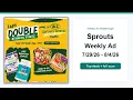 Sprouts Weekly Ad 26 - 26 Best Deals