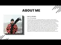Responsive About Section Using HTML CSS