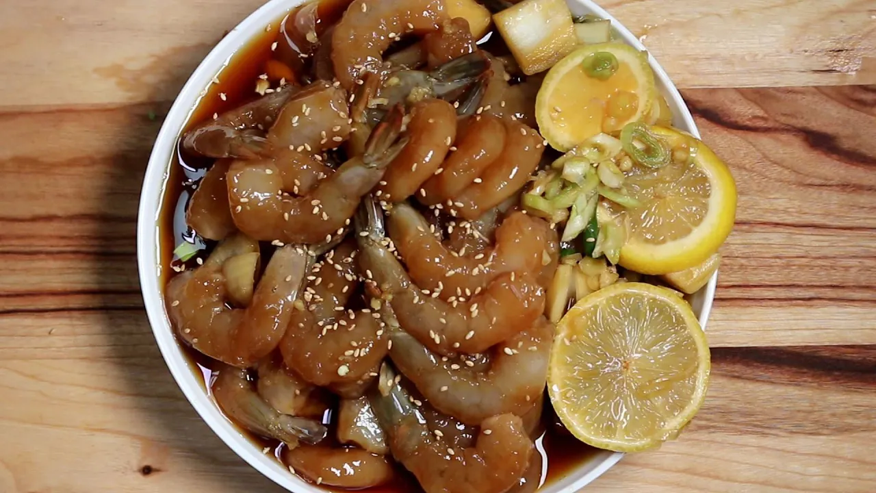 간장 새우장 및 연어장