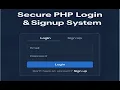 How to Build a Login Signup System with Admin Panel in PHP MySQL Full Tutorial