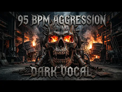 95 BPM AGGRESSION ⚙️ Dark Vocal Heavy Groove Metal Mix Industrial Power